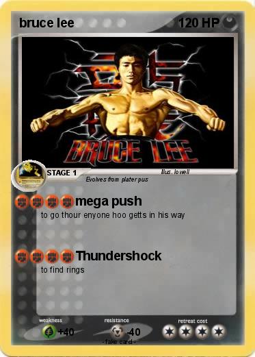 Pokemon bruce lee