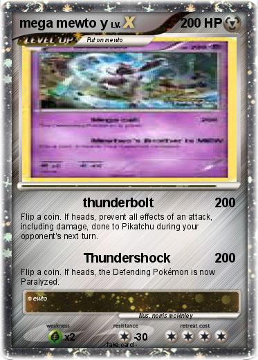 Pokemon mega mewto y