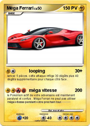 Pokemon Méga Ferrari