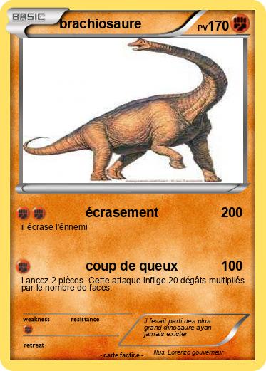 Pokemon brachiosaure