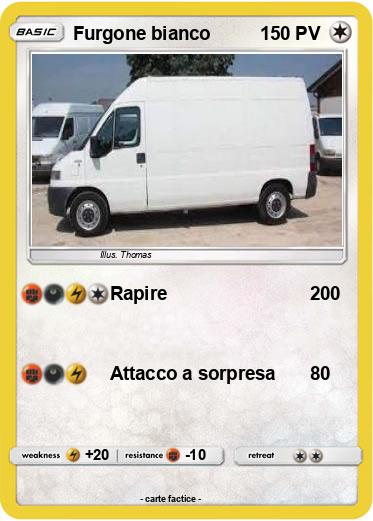 Pokemon Furgone bianco