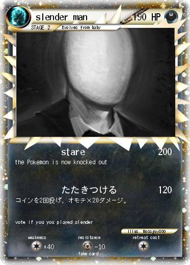 Pokemon slender man
