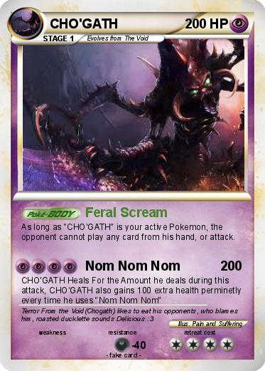 Pokemon CHO'GATH
