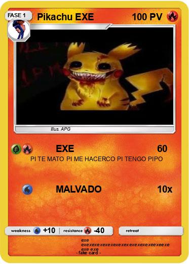 Pokemon Pikachu EXE
