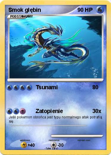 Pokemon Smok głębin