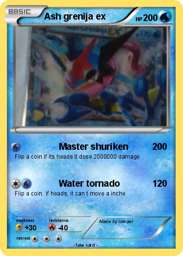 Pokemon Ash grenija ex