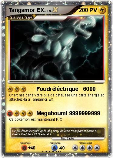 Pokemon Tangamor EX.