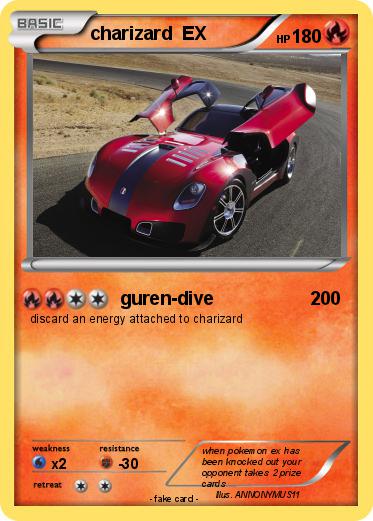 Pokemon charizard  EX