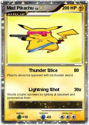 Pokemon Mad Pikachu