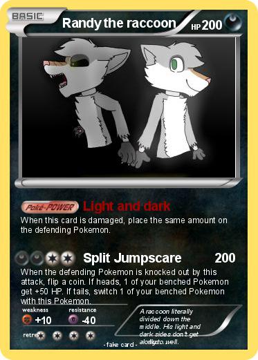 Pokemon Randy the raccoon