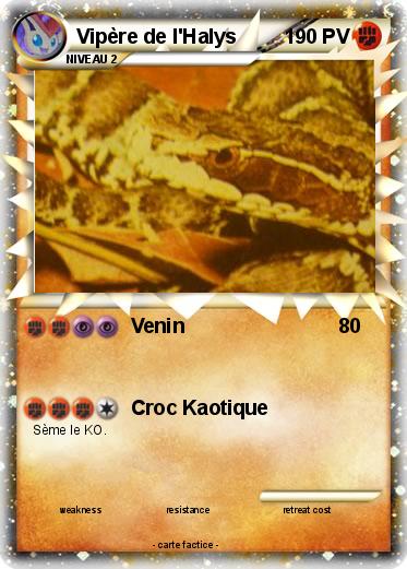 Pokemon Vipère de l'Halys