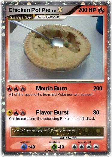 Pokemon Chicken Pot Pie