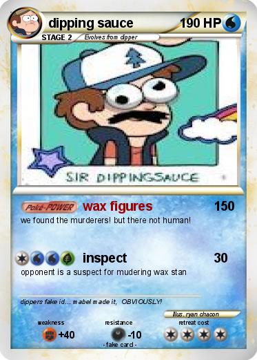Pokemon dipping sauce