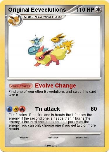 Pokemon Original Eeveelutions