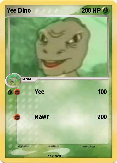 Pokemon Yee Dino
