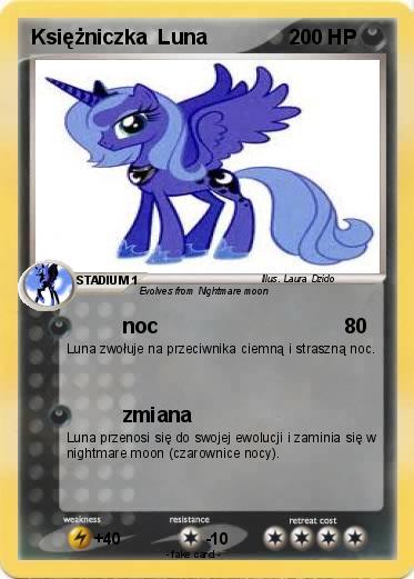 Pokemon Księżniczka  Luna