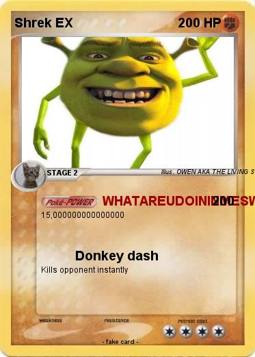 Pokemon Shrek EX