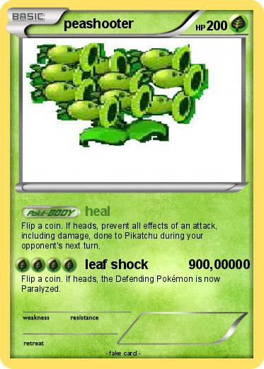 Pokemon peashooter
