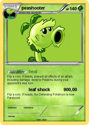 Pokemon peashooter