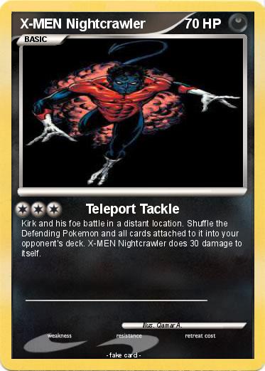 Pokemon X-MEN Nightcrawler
