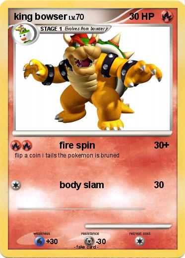 Pokemon king bowser