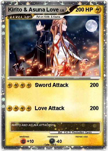 Pokemon Kirito & Asuna Love