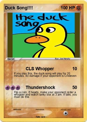 Pokemon Duck Song!!!!