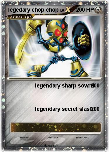 Pokemon legedary chop chop