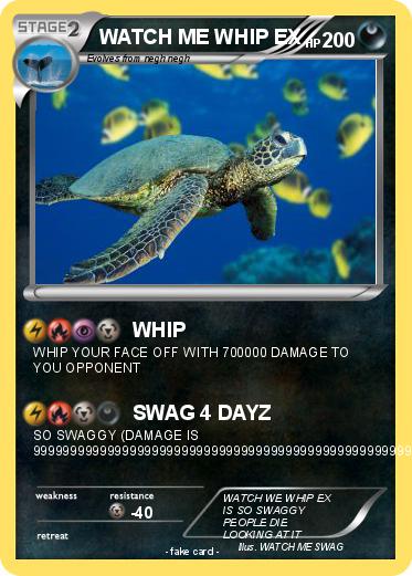 Pokemon WATCH ME WHIP EX
