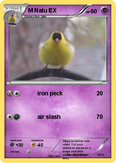 Pokemon M Natu EX
