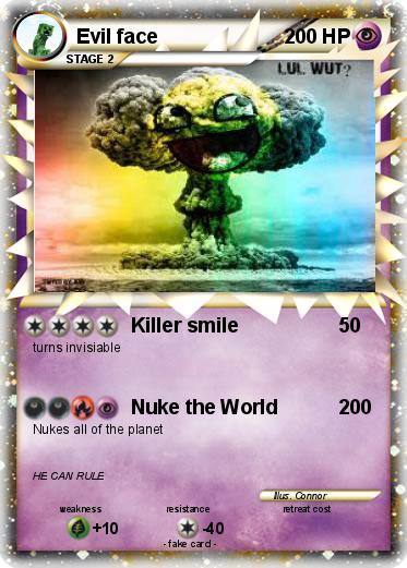 Pokemon Evil face