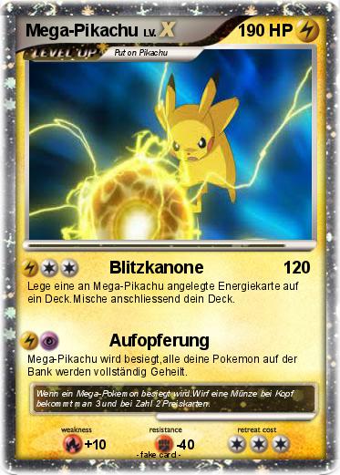 Pokemon Mega-Pikachu