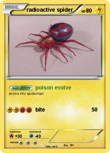 Pokemon radioactive spider