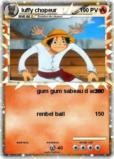 Pokemon luffy chopeur