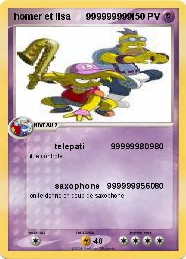 Pokemon homer et lisa      999999999