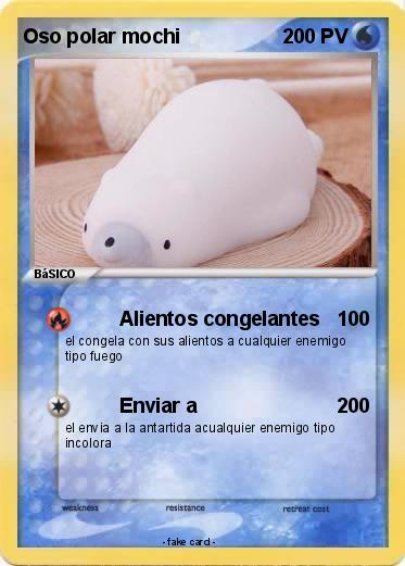 Pokemon Oso polar mochi