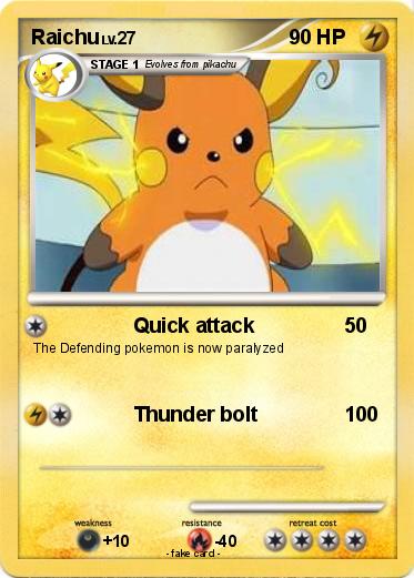 Pokemon Raichu