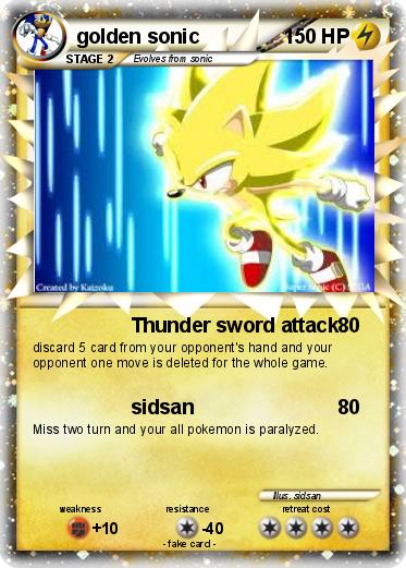 Pokemon golden sonic