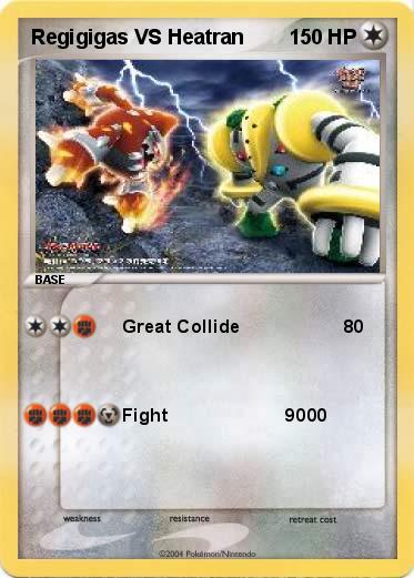 Pokemon Regigigas VS Heatran