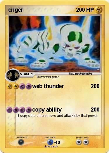 Pokemon criger