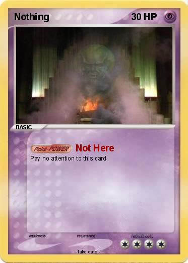 Pokemon Nothing