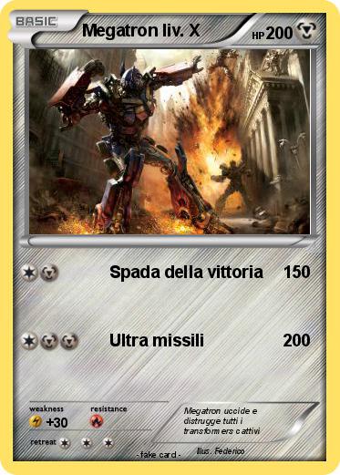 Pokemon Megatron liv. X