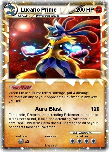 Pokemon Lucario Prime