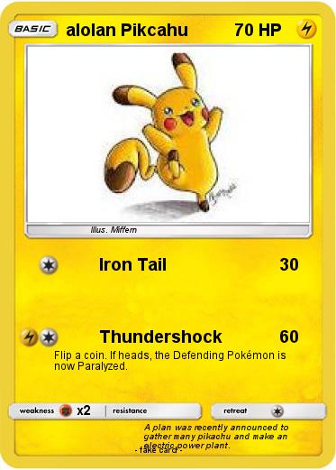 Pokemon alolan Pikcahu