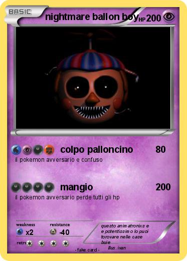 Pokemon nightmare ballon boy