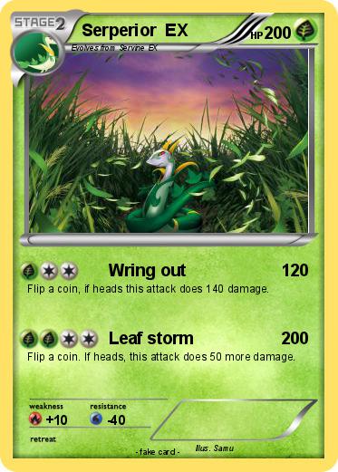 Pokemon Serperior  EX