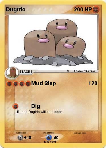 Pokemon Dugtrio