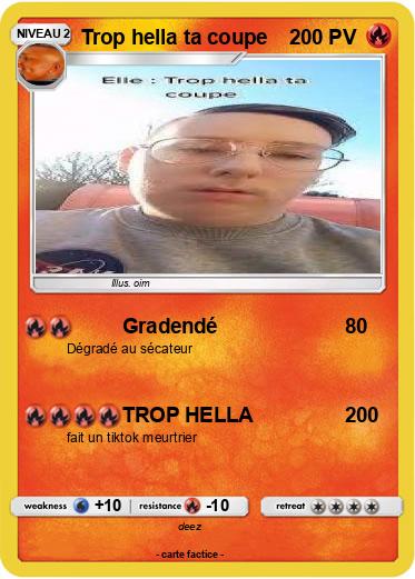 Pokemon Trop hella ta coupe