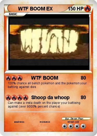 Pokemon WTF BOOM EX