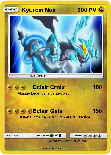 Pokemon Kyurem Noir